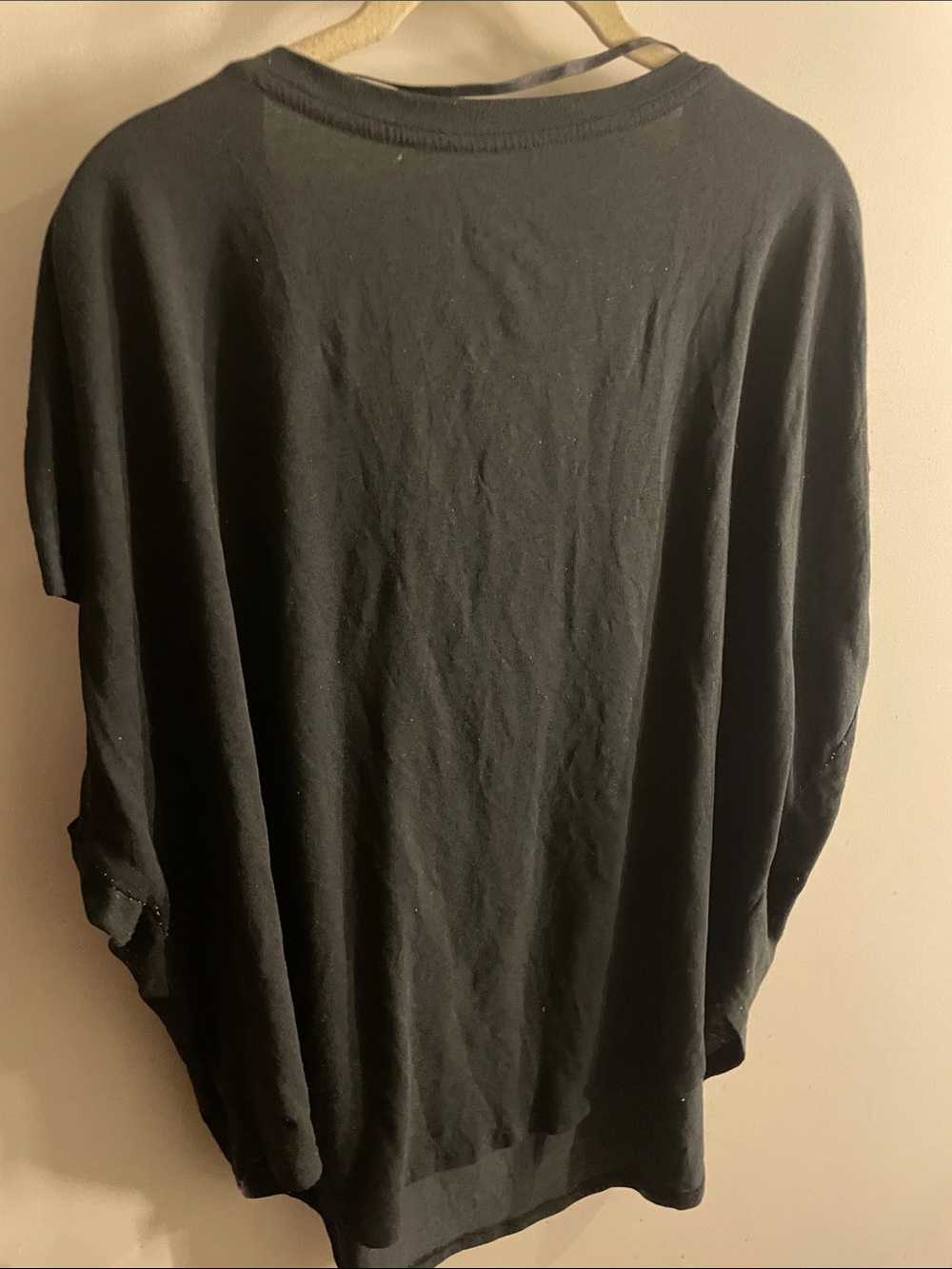 Nike Black Tee with Pink Floral Swoosh - Picture 5 of 5
